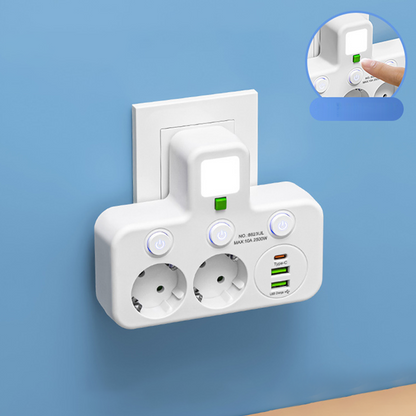 🔌 50% DI SCONTO!🔥Presa multipla intelligente con porte USB
