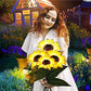 🌻SCONTO 50% ORA! Luci Solari a Girasole per Giardino – Fiore Solare Realistico IP65 Resistente alle Intemperie, Lampada Decorativa da Esterno per Cortile, Vialetto, Patio e Decorazione Giardino