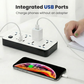 🔌 Ciabatta Multipresa con Prolunga Lunga ⚡✨ - PP + Rame Puro | Porte USB Integrate | Protezione Sovratensione | Interruttore Principale | 2m/3m | 50% DI SCONTO
