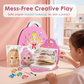 🔥OFFERTA SPECIALE 50% DI SCONTO✨Kit Speciale JSR Diamond Painting & Libro Trucco Principessa Set Foil Art da Colorare su Carta per Bambine Regalo di Pasqua Fatto a Mano