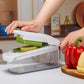 💎 -65% su Set Affettatrice Multifunzionale！💎 7 Lame Intercambiabili, Lavabile in Lavastoviglie & Acciaio Inox Alimentare per una Preparazione Rapida dei Pasti✨