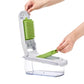 💎 -65% su Set Affettatrice Multifunzionale！💎 7 Lame Intercambiabili, Lavabile in Lavastoviglie & Acciaio Inox Alimentare per una Preparazione Rapida dei Pasti✨