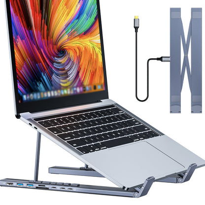 💥Offerta limitata: supporto per laptop con docking station USB-C e HDMI 4K