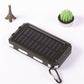 ☀️Powerbank solare da 10000 mAh, caricabatterie solare con doppia lampada a LED, powerbank da viaggio e campeggio #TOP PICKS