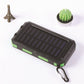☀️Powerbank solare da 10000 mAh, caricabatterie solare con doppia lampada a LED, powerbank da viaggio e campeggio #TOP PICKS
