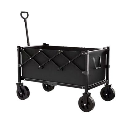 ⌛ 🔥 OFFERTA LIMITATA – 70% DI SCONTO!⏰Carrello pieghevole – Ampio volume, carrello a mano per campeggio all'aperto, leggero e portatile
