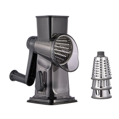 🔥Affettatrice Rotativa 3 in 1 con Base a Ventosa – Rapida, Sicura e Senza Sporco
