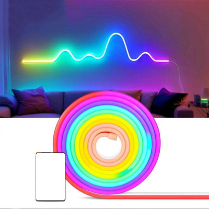 🎄🌟50% DI SCONTO 🌈Striscia LED RGB smart flessibile con controllo remoto e sincronizzazione musicale🎵