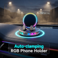 📱 Supporto per telefono da auto RGB ✅ Bloccaggio automatico e ricarica wireless | Guida sicura con una sola mano 🚗