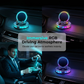 📱 Supporto per telefono da auto RGB ✅ Bloccaggio automatico e ricarica wireless | Guida sicura con una sola mano 🚗