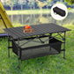 【🏕️Offerta limitata – SCONTO DEL 64%!】🪑 Tavolo da campeggio portatile – Pieghevole, stabile e veloce da montare – Ideale per il campeggio, i picnic e la spiaggia ☀️