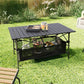 【🏕️Offerta limitata – SCONTO DEL 64%!】🪑 Tavolo da campeggio portatile – Pieghevole, stabile e veloce da montare – Ideale per il campeggio, i picnic e la spiaggia ☀️