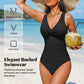 🥳Mega Saldi 2026🥳💞 Oltre 50.000 unità vendute! 👵🏖️ Sconto del 49%! Costume da bagno da donna con design arricciato contenitivo e un elegante dettaglio con nodo sul davanti. Perfetto per la piscina o la spiaggia. 🌊💕