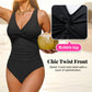 🥳Mega Saldi 2026🥳💞 Oltre 50.000 unità vendute! 👵🏖️ Sconto del 49%! Costume da bagno da donna con design arricciato contenitivo e un elegante dettaglio con nodo sul davanti. Perfetto per la piscina o la spiaggia. 🌊💕