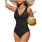 🥳Mega Saldi 2026🥳💞 Oltre 50.000 unità vendute! 👵🏖️ Sconto del 49%! Costume da bagno da donna con design arricciato contenitivo e un elegante dettaglio con nodo sul davanti. Perfetto per la piscina o la spiaggia. 🌊💕