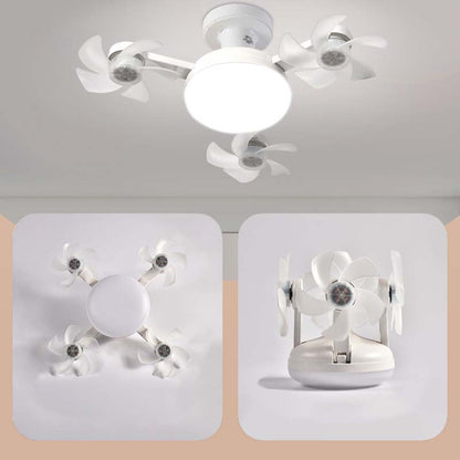 🌀Nuovo ventilatore da soffitto con lampada con attacco E27 – silenzioso ventilatore LED 2 in 1 con telecomando, una combinazione a basso consumo energetico di raffreddamento e illuminazione per la casa e la camera da letto