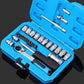 🔧 SCONTO 60%! 🛠️ Kit Chiave a Cricchetto 29 Pezzi – Acciaio Cromo-Vanadio – Bussole & Inserti per Fai da Te & Auto