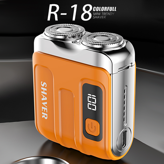🔥Sconto 53% a tempo limitato! 👷‍♂️Mini Rasoio Elettrico Portatile da Uomo🪒✈️