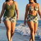 ⏰ 🔥55% DI SCONTO👙🌊Set da bagno da donna in 3 pezzi: tankini con pantaloncini🤸