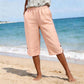Pantaloni Capri Casual Estivi Traspiranti da Donna
