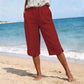 Pantaloni Capri Casual Estivi Traspiranti da Donna