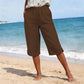 Pantaloni Capri Casual Estivi Traspiranti da Donna