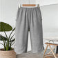 Pantaloni Capri Casual Estivi Traspiranti da Donna