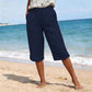 Pantaloni Capri Casual Estivi Traspiranti da Donna