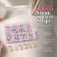 🔥OFFERTA SPECIALE 54% DI SCONTO🔥💅 Unghie finte Color Pop con adesivo – colori vivaci, applicazione facile e immediata! ✨🌸