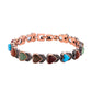 🔥 Offerta Limitata: Bracciale Magnetico in Finitura Rame Anticato – Eleganza Vintage con Pietre Sintetiche Incastonate e Design Unisex. Stile Senza Tempo per Tutti. ✨