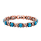 🔥 Offerta Limitata: Bracciale Magnetico in Finitura Rame Anticato – Eleganza Vintage con Pietre Sintetiche Incastonate e Design Unisex. Stile Senza Tempo per Tutti. ✨