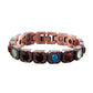 🔥 Offerta Limitata: Bracciale Magnetico in Finitura Rame Anticato – Eleganza Vintage con Pietre Sintetiche Incastonate e Design Unisex. Stile Senza Tempo per Tutti. ✨