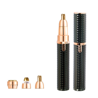 🔥✨ Ritoccasopracciglia Elettrico Multifunzione Portatile 👁️💇 - 3 Testine Intercambiabili | Ricarica USB | IPX4 | 4 Colori | 50% DI SCONTO