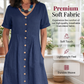 🎉 SALDO A TEMPO LIMITATO -54%! 💕 Abito midi dalla vestibilità morbida e leggera, perfetto per l'estate 👗🌿🌞