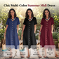 🎉 SALDO A TEMPO LIMITATO -54%! 💕 Abito midi dalla vestibilità morbida e leggera, perfetto per l'estate 👗🌿🌞