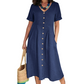 🎉 SALDO A TEMPO LIMITATO -54%! 💕 Abito midi dalla vestibilità morbida e leggera, perfetto per l'estate 👗🌿🌞