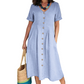 🎉 SALDO A TEMPO LIMITATO -54%! 💕 Abito midi dalla vestibilità morbida e leggera, perfetto per l'estate 👗🌿🌞