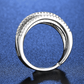 💍🔥 50% OFF + 1+1 GRATIS – Offerta a Tempo Limitato!💥💫Anello crossover regolabile a più fasce – Zirconi incastonati a pavé scintillanti
