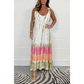 🔥OFFERTA SPECIALE 50% DI SCONTO🔥Abito Maxi Tie-Dye Estivo da Donna Senza Maniche Vestito da Spiaggia