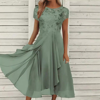 🌸👗 OFFERTA LIMITATA: SCONTO DEL 50%! Abito con scollo rotondo traspirante – Misto cotone premium, leggero, che non si sgualcisce – Ti garantisce il massimo comfort per tutta la giornata, perfetto da indossare sotto altri capi in ogni stagione 🧥❄️