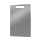 🔪 Tagliere in Acciaio Inox 304 Antibatterico e Antimuffa – Doppia Faccia, Facile da Pulire, Superficie Igienica, Maniglie Ergonomics, Varie Misure