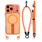 📱 Sconto del 67%! Custodia multifunzione per iPhone con supporto pieghevole, cordino regolabile e ricarica magnetica. Antiurto ed elegante! ✨🔋