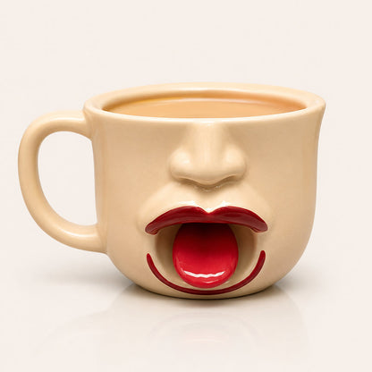 📢📢50% OFF !! ⏰Funny Tongue Out Ceramic Mug