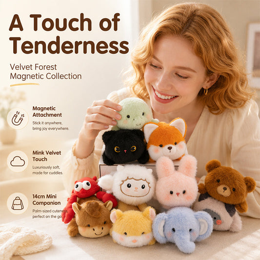 🎉 🔥 OFFERTA LIMITATA  60% DI SCONTO!🧸✨ Adorabile pupazzo calamita per frigorifero! Un simpatico compagno che decora il tuo frigo con tenerezza! 🧲💖