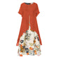 🔥 OFFERTA LIMITATA – 50% DI SCONTO!📌Abito casual da donna a fiori con effetto a strati