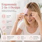🎉 🔥 OFFERTA LIMITATA – 50% DI SCONTO!🔥✂️Pettine portatile a doppio uso per il taglio dei capelli