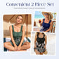 👙 SCONTO DEL 60% ORA! 🌊 Costume da bagno a due pezzi taglie forti con effetto modellante – parte anteriore increspata, gonnellina discreta e schiena scoperta – perfetto per sentirsi sicure in piscina ☀️