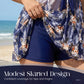 👙 SCONTO DEL 60% ORA! 🌊 Costume da bagno a due pezzi taglie forti con effetto modellante – parte anteriore increspata, gonnellina discreta e schiena scoperta – perfetto per sentirsi sicure in piscina ☀️