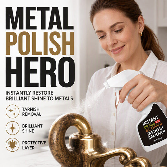 💥 Spray Rimuovi Ottone e Depositi – Azione Immediata, Elimina Macchie di Bronzo e Calcare Senza Strofinare ⚡