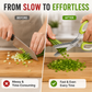 🌿 Forbici per erbe aromatiche a 5 lame – Tritatutto da cucina rapido per erbe fresche e condimenti